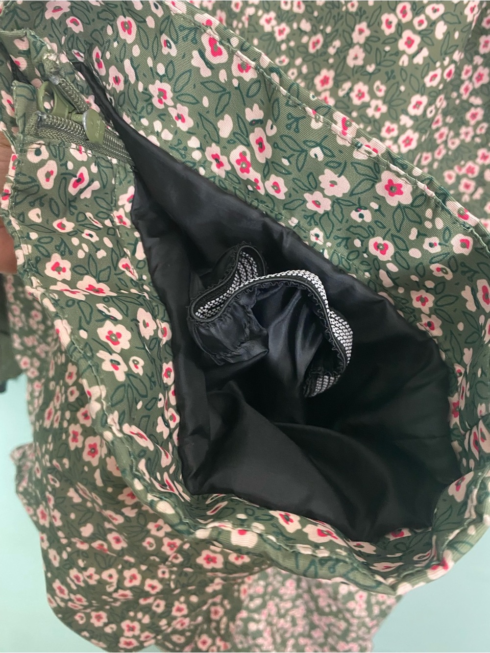 Free People Oneskee Original Pro Floral Snow Suit Green Small - Picture 13 of 15